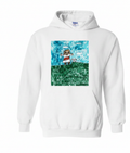 Faith like a child - Children's Sharpie Art Jesus & Lamb Adult Size Hoodie